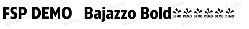 FSP DEMO   Bajazzo Bold字体转换